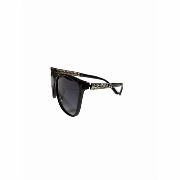 Unbranded Cat Eye Sunglasses Black Frame Gray Gradient Lenses - Picture 8 of 9